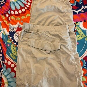 Columbia Khaki Omni-Shade Pants